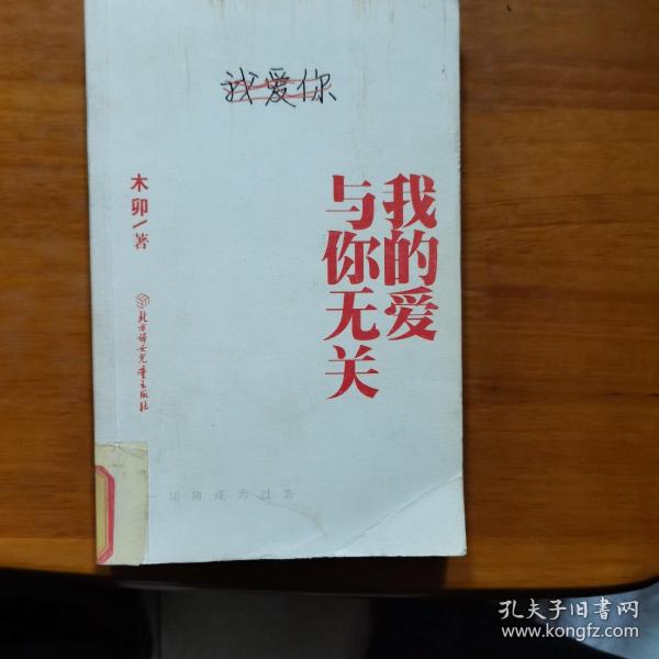 我的爱与你无关（扬中市图书馆馆藏一版一印）
