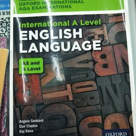 AS & Alevel 牛津AQA考试 English Language Textbook 9670