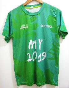 马拉松 参赛品合售（红绿色）：2019年北京密云生态马拉松参赛速干T恤（绿色 L码）+郑州马拉松防水背袋（红色））