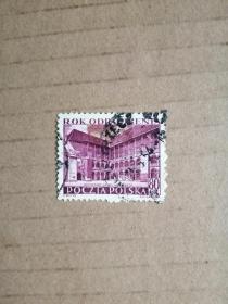外国邮票   波兰邮票 1956年 建筑 风光 （信销 ）