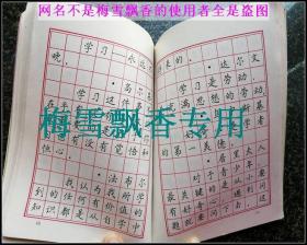 钢笔正楷行楷字帖