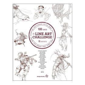 The Line Art Challenge线条艺术挑战：100天100幅草稿 英文原版
