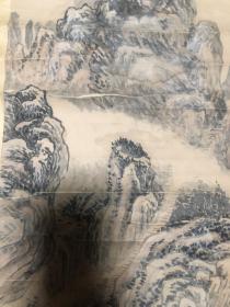 黄宾虹弟子著名画家许南湖精品山水