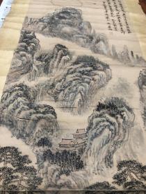 黄宾虹弟子著名画家许南湖精品山水