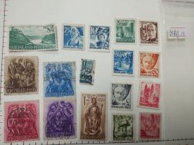 民国解放时期外国邮票一批
