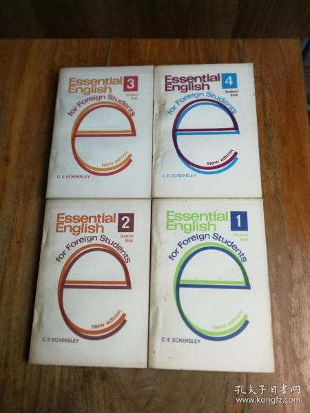 Essential English for Foreign Students 1----4册