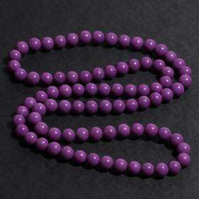 纯天然紫云母多圈手链，极品丁香紫高瓷云母石手链，温润如玉，色正艳丽，极品也，非常难得，收藏珍品