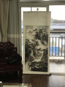 安徽著名画家沈力精品山水作品2