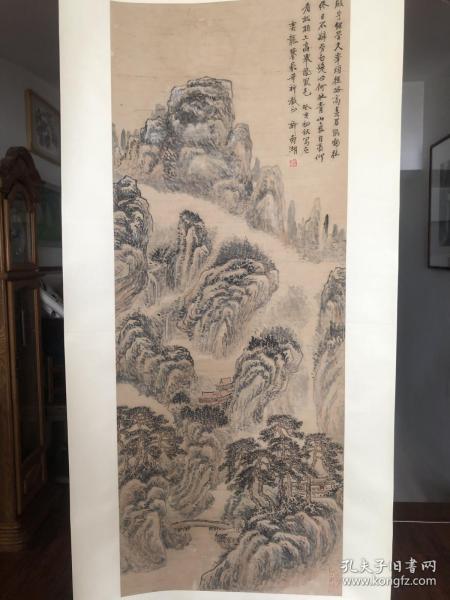 黄宾虹弟子著名画家许南湖精品山水