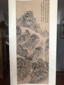 黄宾虹弟子著名画家许南湖精品山水