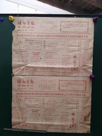 “死城”鹤岗1979.2.·鹤岗工人文化宫·《活动月报》·（曾经的“辉煌”）·两张