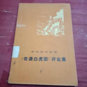 **藏品:1975年版《革命现代京剧“奇袭白虎团”评论集》（载有吴功正的《学习“奇袭白虎团”的艺术构思》，薛洪的《学习“奇袭白虎团”的剧本创作》，宁思的《赞“奇袭白虎团”中严伟才英雄形象的塑造》，文播的《学习“奇袭白虎团”用多种艺术手段塑造英雄人物的体会》，王晓家《“奇袭白虎团”语言艺术学习札记》，鲁文的《赞“奇袭白虎团”的舞蹈设计》等22篇评论文章）