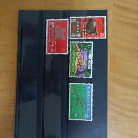 香港七十年代第一轮生肖票4枚，本店邮品满20元包邮