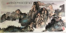 四川画家 王老师山水