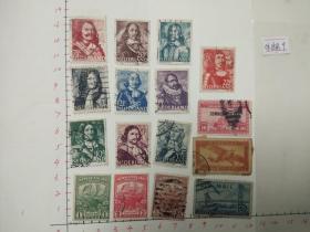 民国解放时期外国邮票一批－9