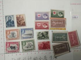 民国解放时期外国邮票一批－4