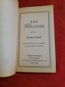 The Reader Bernhard Schlink  书内有字迹！