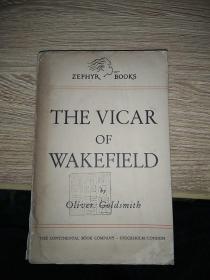 民国英文原版 THE VICAR OF WAKEFIELD 威斐克牡师传   教育部颁赠