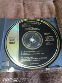 CD唱片 CBS 圣桑&拉罗-大提琴协奏曲/马友友/马泽尔  日3800元细字首版