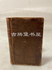 1794年出版/ the works of homer/荷马史诗/卷5/全皮面精装/竹节书脊/蝴蝶页藏书票一枚/扉页前藏家签名