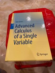 Advanced Calculus of a Single Variable 单变量高等微积分