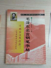 毛泽东名言钢笔字帖（庞中华施善玉主编王越施善玉戴宗济书写）