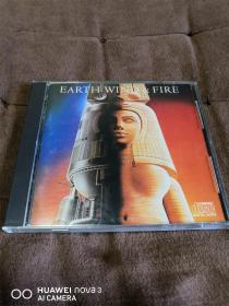 世界首批CD  CBS  EARTH WIND&FIRE-RAISE/地风与火乐队 日3500元凸字内圈对角钢印字喷金盘首版