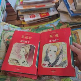 漫画世界文学名著系列 简爱  茶花女 卡门 罪与罚 呼啸山庄  莎乐美 共6本合售