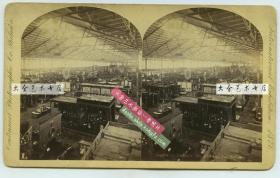 1876 年美国历史上的第一次世界博览会, 展厅西北方向俯瞰全貌