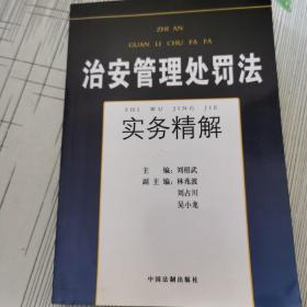 治安管理处罚法实务精解