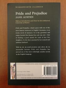 Pride and Prejudice （Wordsworth 简装版）（现货，实拍书影）