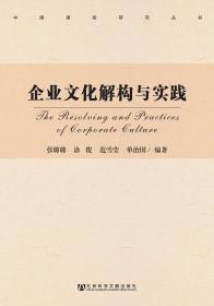 企业文化解构与实践             中国建投研究丛书（第1辑）        张璐璐 涂俊 范雪莹 单治国 编著