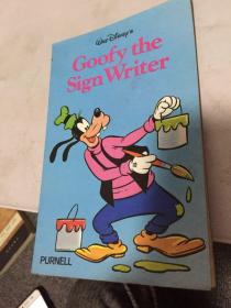 Goofy the sign Writer