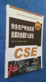 全国中级注册安全工程师职业资格考试辅导教材: 2019版中级  安全生产专业实务金属非金属矿山安全