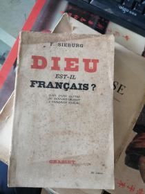 DIEU EST-IL FRANçΑΙS？ 法国人是上帝吗（1930年法文原版书）