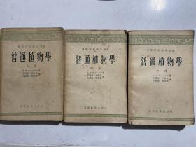 普通植物学（上中下，山东大学吴尔福教授1958年购于云南大学）