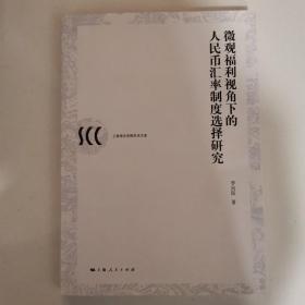 微观福利视角下的人民币汇率制度选择研究