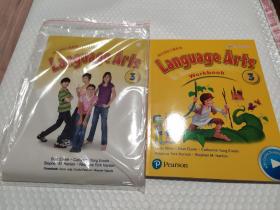 励步国际儿童教育 Language Arts3 workbook +点读贴纸，库存未使用