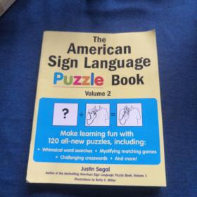 The  American  Sign Language  Puzzle Book Volume 2美国手语拼图书 第二卷