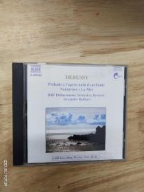 《DEBUSSY》《德彪西》《收神午后》《夜曲》《大海》1989年法国作曲家，布鲁塞尔爱乐乐团演奏，多网唯一，碟面完美，外国原版音乐