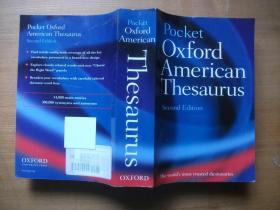 Pocket Oxford American  Thesaurus Second Edition 【32开 英文版】