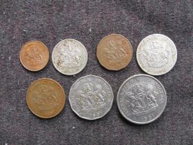 尼日利亚老硬币7枚