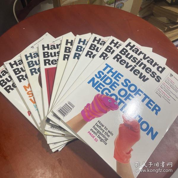 harvard business review 2015  (1-12缺11)   九本合售看图