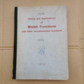 theory and applications of walsh functions and other non-sinusoidal functions(货号：692)