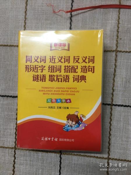 同义词 近义词 反义词 形近字 组词 搭配 造句 谜语 歇后语 词典（新课标）（双色大字本）