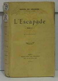 稀缺，法文原版，L'escapade，约1926年出版