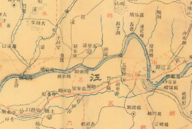 民国三十二年（1943年）《芷江县老地图》原图高清复制（民国湖南怀化芷江老地图、芷江侗族自治县老地图、芷江地图）全图规整，年代准确，标注详细，图中附带县县治资料，请看保甲人数。芷江县地理地名历史变迁重要史料。裱框后，风貌好。