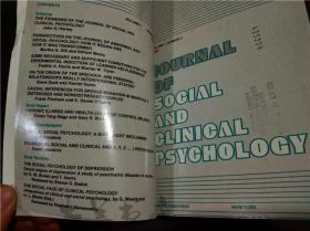 原版英法德意等外文 JOURNAL OF SOCIAL AND CLINICAL PSYCHOLOGY  1 1983 BF-J675 小16开硬精装