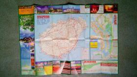 旧地图-海南交通旅游图(2004年1月1版1印)2开85品
