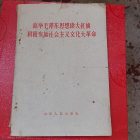 高举毛泽东思想伟大红旗，积极参加社会主义文化大革命